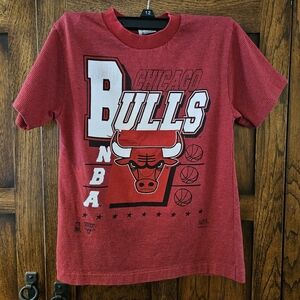 Vintage Chicago Bulls Retro T-Shirt Youth USA Lineup